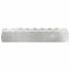 Plænekanter 20 pcs Sølv 103 x 0,05 x 22 cm Galvaniseret stål