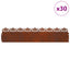 Plænekanter 30 pcs Rusten 103 x 0,05 x 22 cm Cortenstål