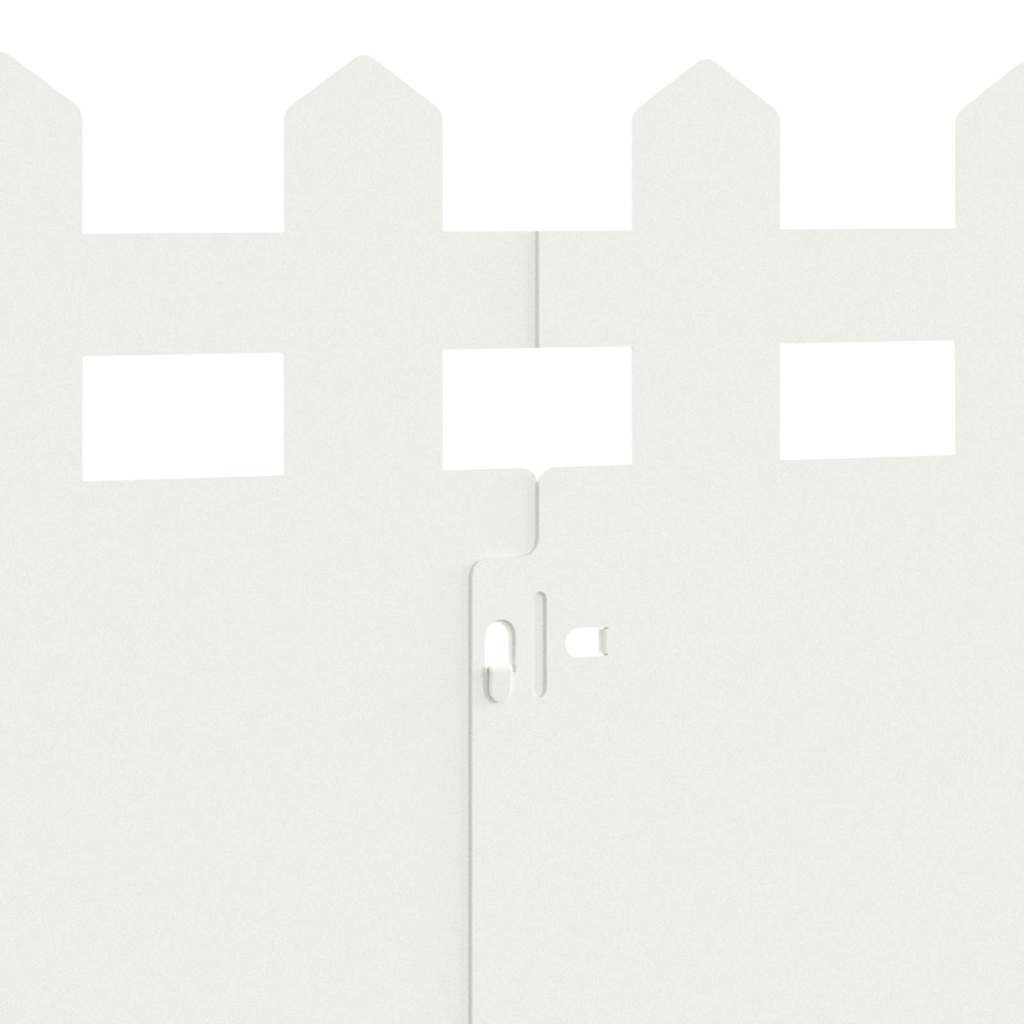 Plænekanter 10 pcs Hvid 103 x 0,05 x 22 cm Stål