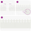 Plænekanter 20 pcs Hvid 103 x 0,05 x 22 cm Stål