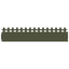 Plænekanter 20 pcs Oliven grøn 103 x 0,05 x 22 cm Stål