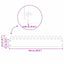 Plænekanter 30 pcs Oliven grøn 103 x 0,05 x 22 cm Stål