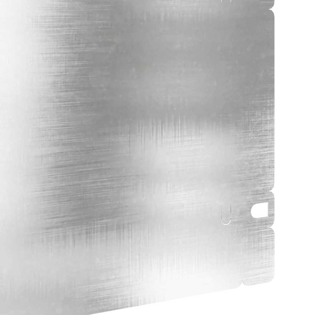Plænekanter 20 pcs Sølv 103 x 0,05 x 22 cm Rustfrit stål