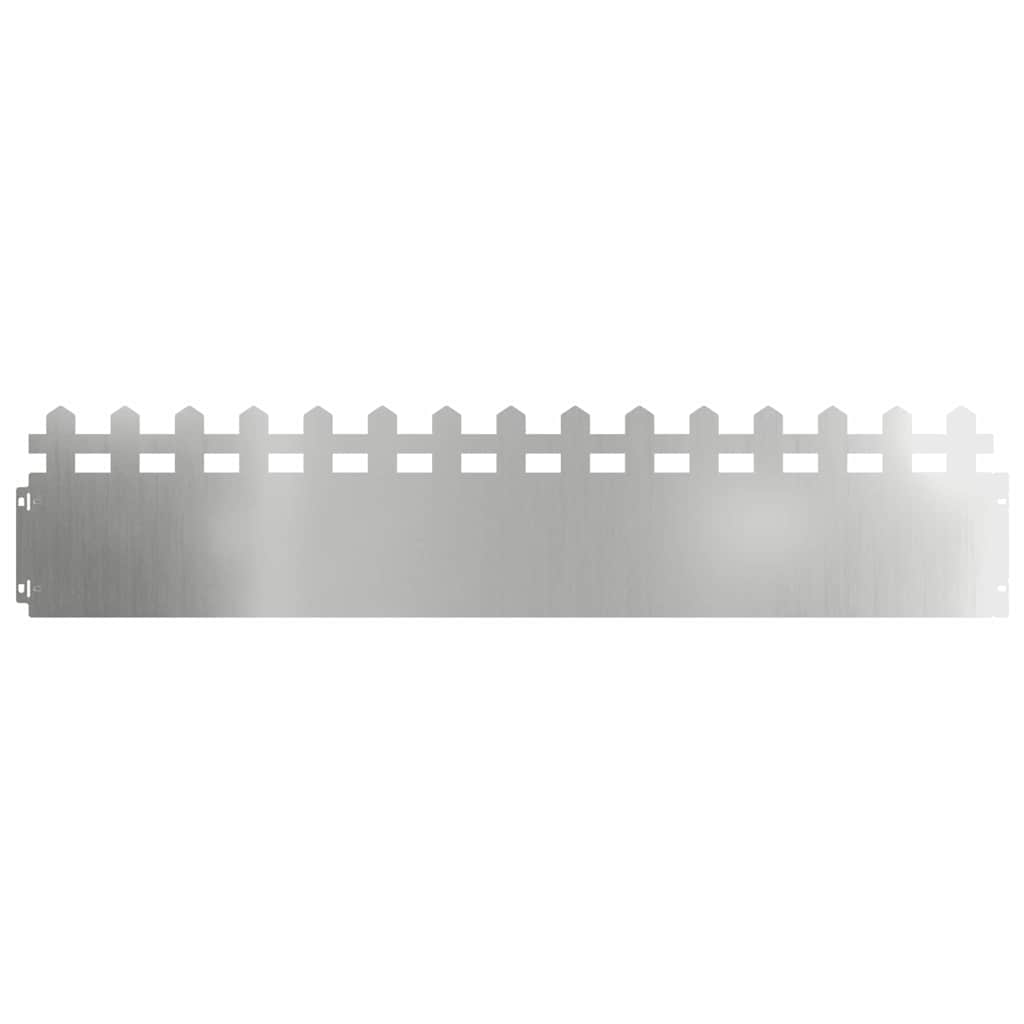Plænekanter 20 pcs Sølv 103 x 0,05 x 22 cm Galvaniseret stål