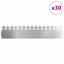 Plænekanter 30 pcs Sølv 103 x 0,05 x 22 cm Galvaniseret stål