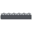 Plænekanter 10 pcs Antracit 103 x 0,05 x 22 cm Stål