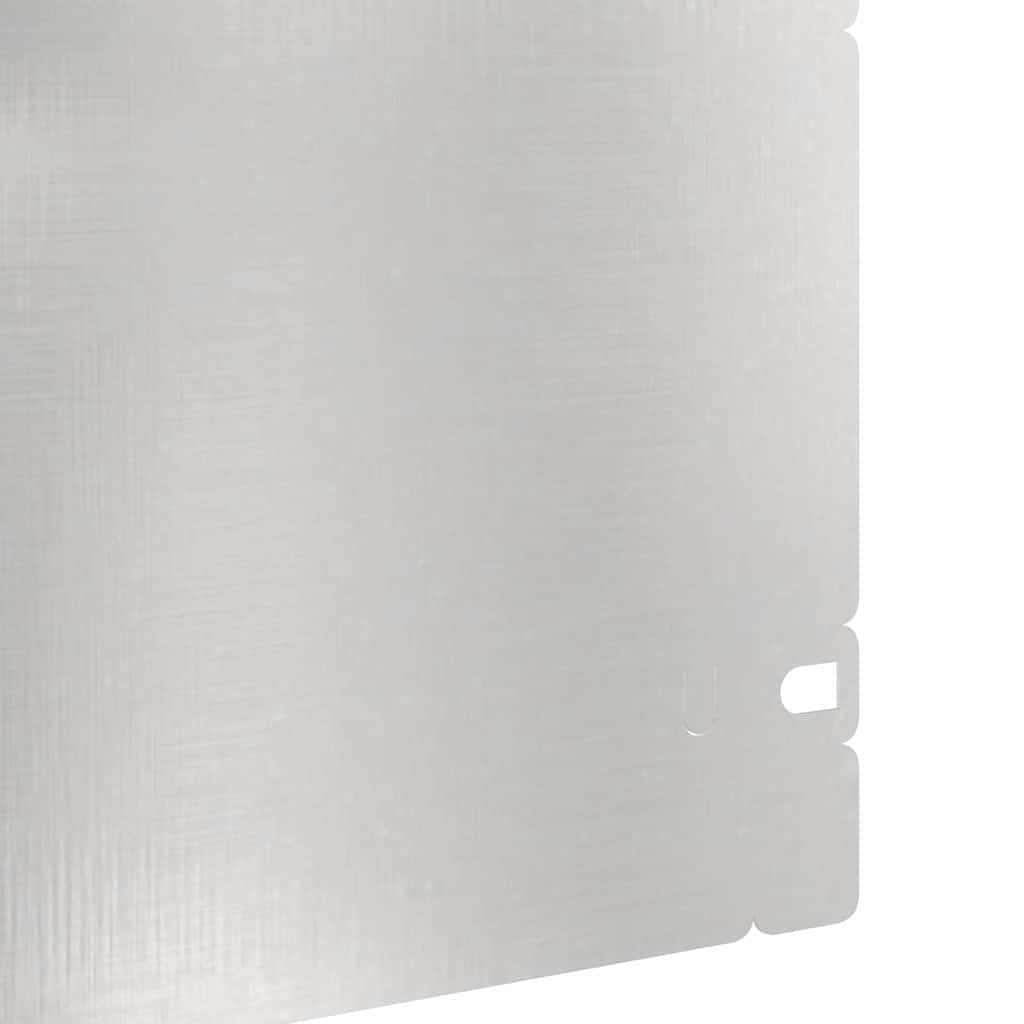 Plænekanter 10 pcs Sølv 103 x 0,05 x 22 cm Rustfrit stål