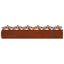Plænekanter 20 pcs Rusten 103 x 0,05 x 22 cm Cortenstål