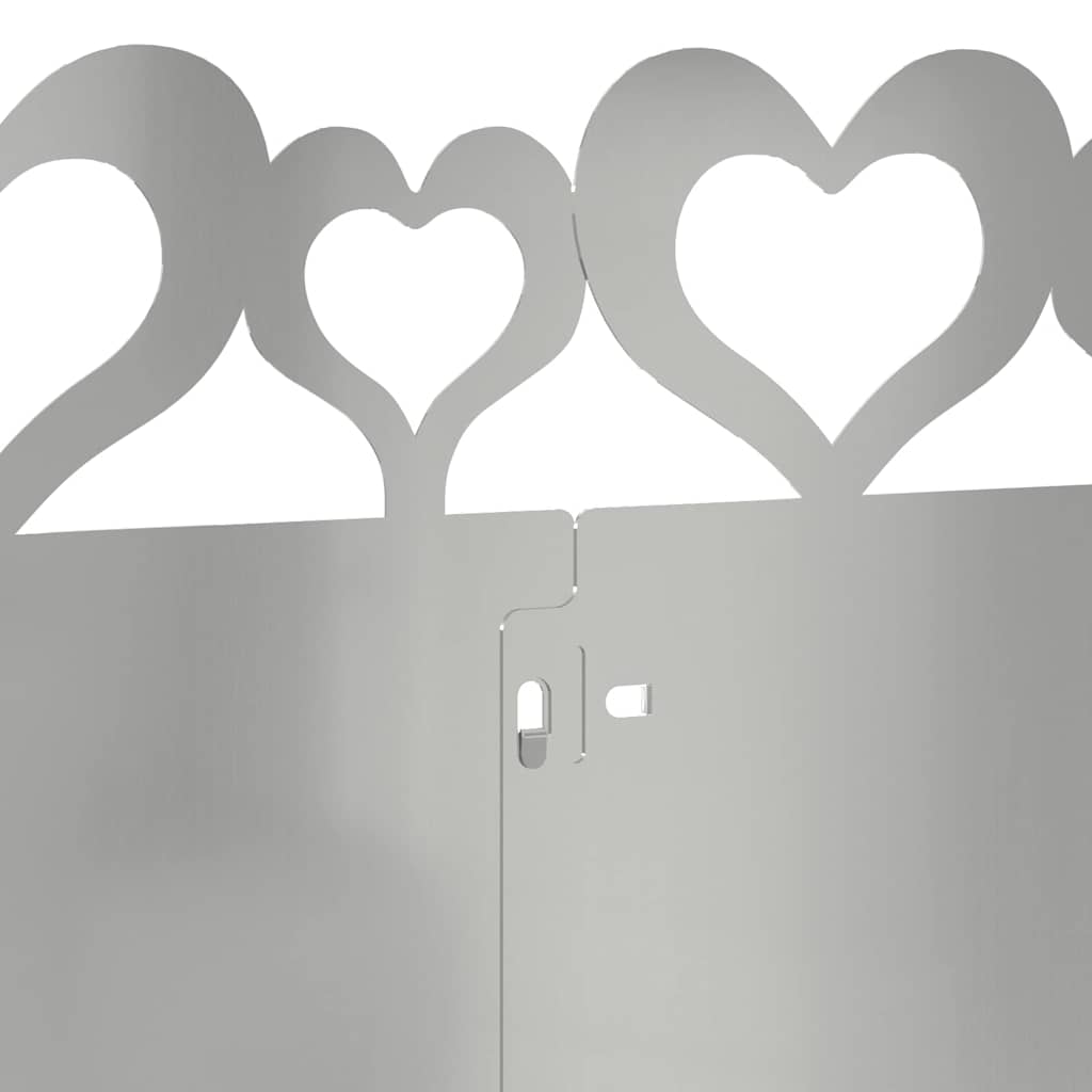 Plænekanter 10 pcs Sølv 103 x 0,05 x 22 cm Galvaniseret stål