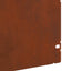 Plænekanter 10 pcs Rusten 103 x 0,05 x 22 cm Cortenstål