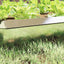 Sneglehegn 4 pcs Sølv 50 x 3,5 x 25 cm Rustfrit stål