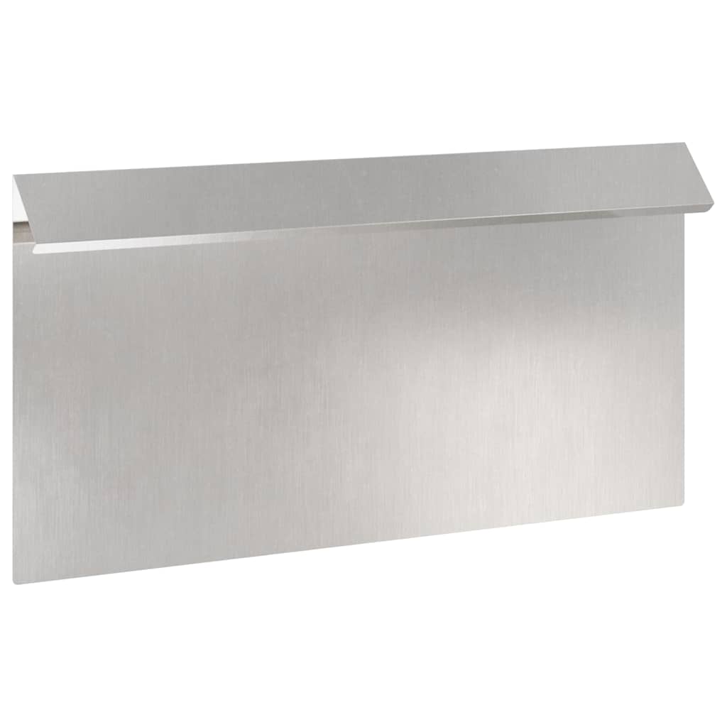 Sneglehegn 16 pcs Sølv 50 x 3,5 x 25 cm Rustfrit stål