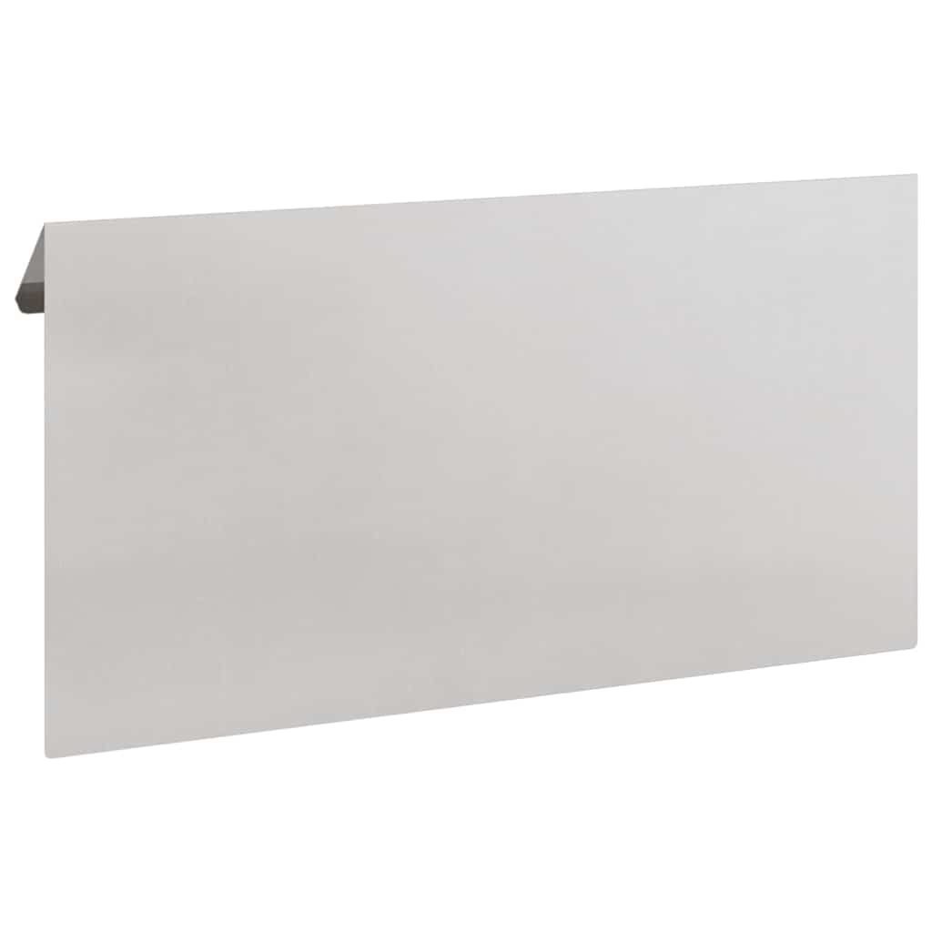 Sneglehegn 16 pcs Sølv 50 x 3,5 x 25 cm Rustfrit stål