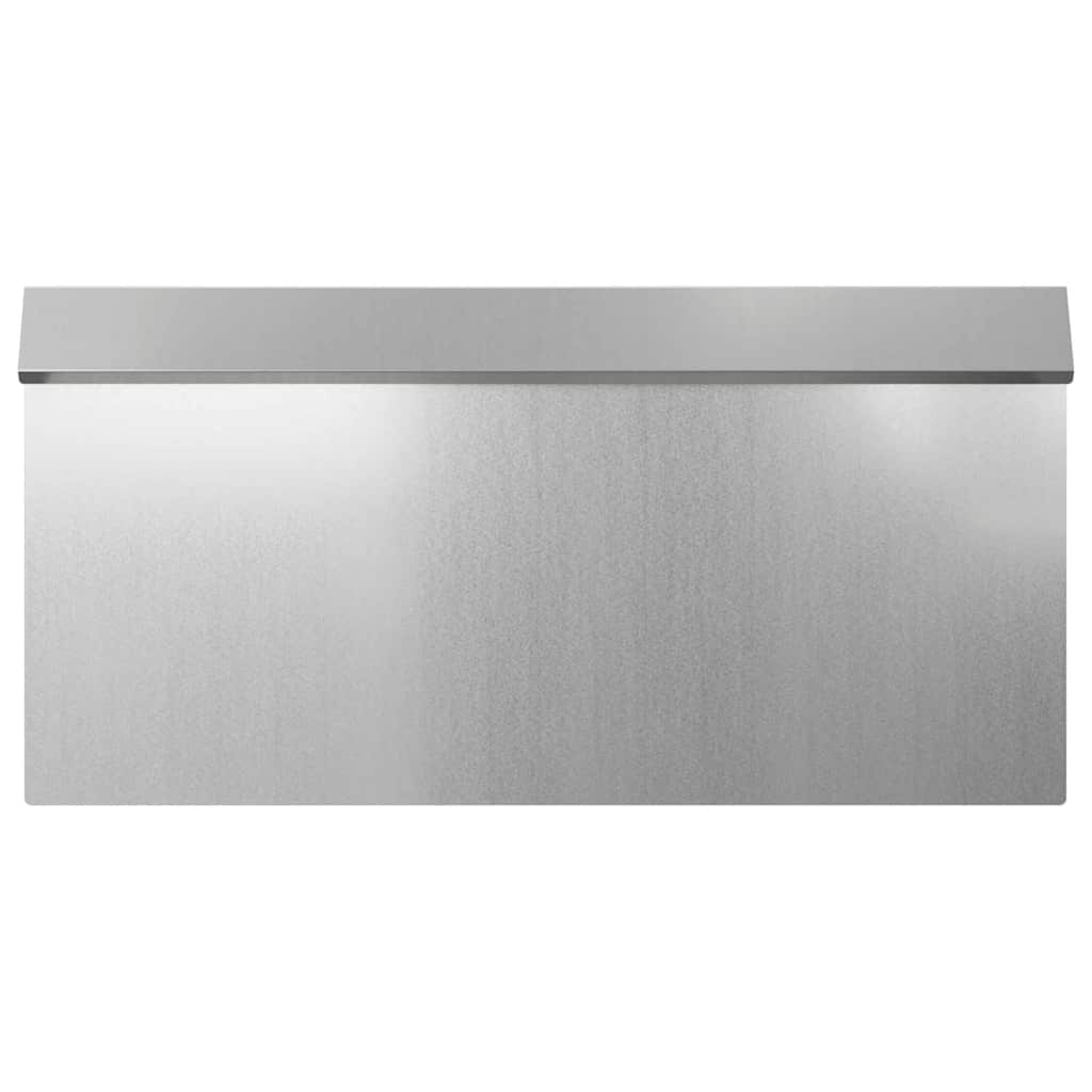 Sneglehegn Sølv 50 x 3,5 x 25 cm Galvaniseret stål