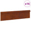 Sneglehegn 16 pcs Rusten 100 x 3,5 x 25 cm Cortenstål