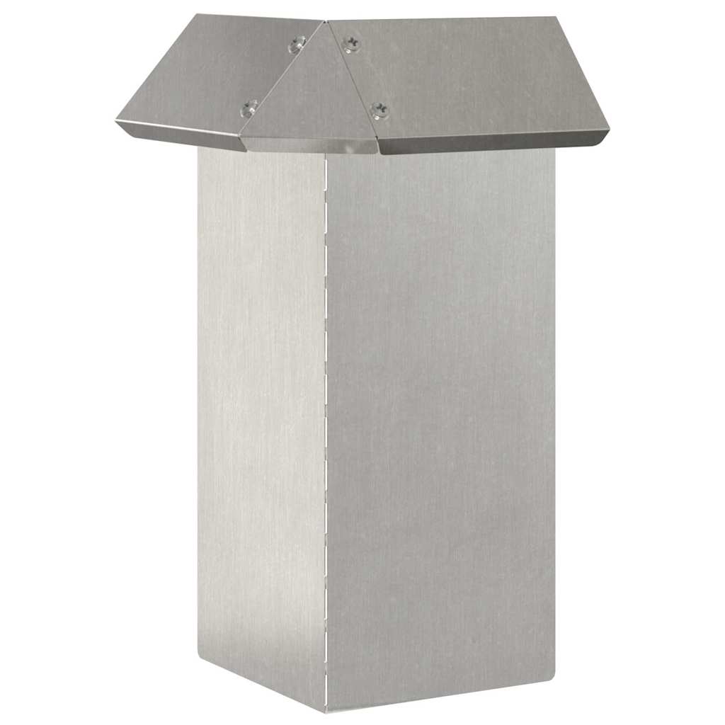 Sneglehegn 4 pcs Sølv 13,5 x 13,5 x 25 cm Rustfrit stål