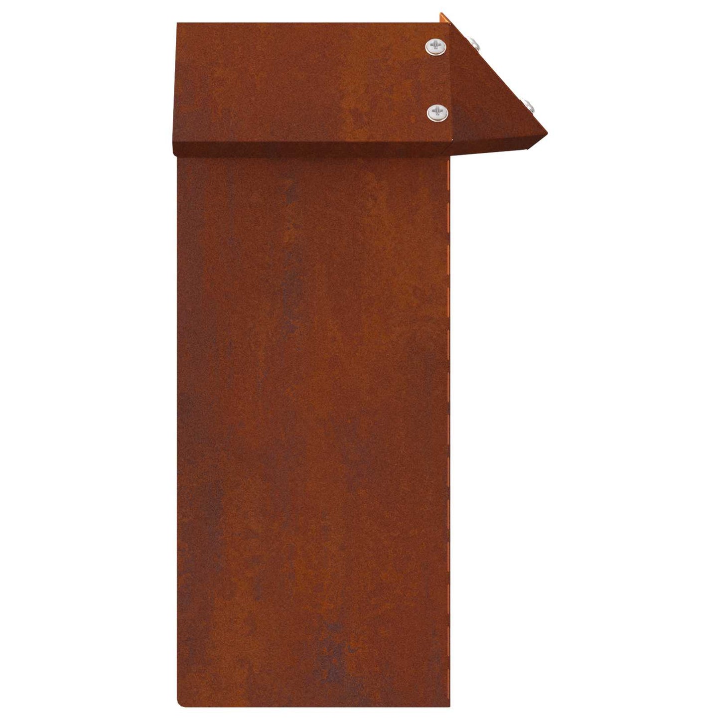 Sneglehegn 4 stk. 13,5 x 13,5 x 25 cm Cortenstål Rusten