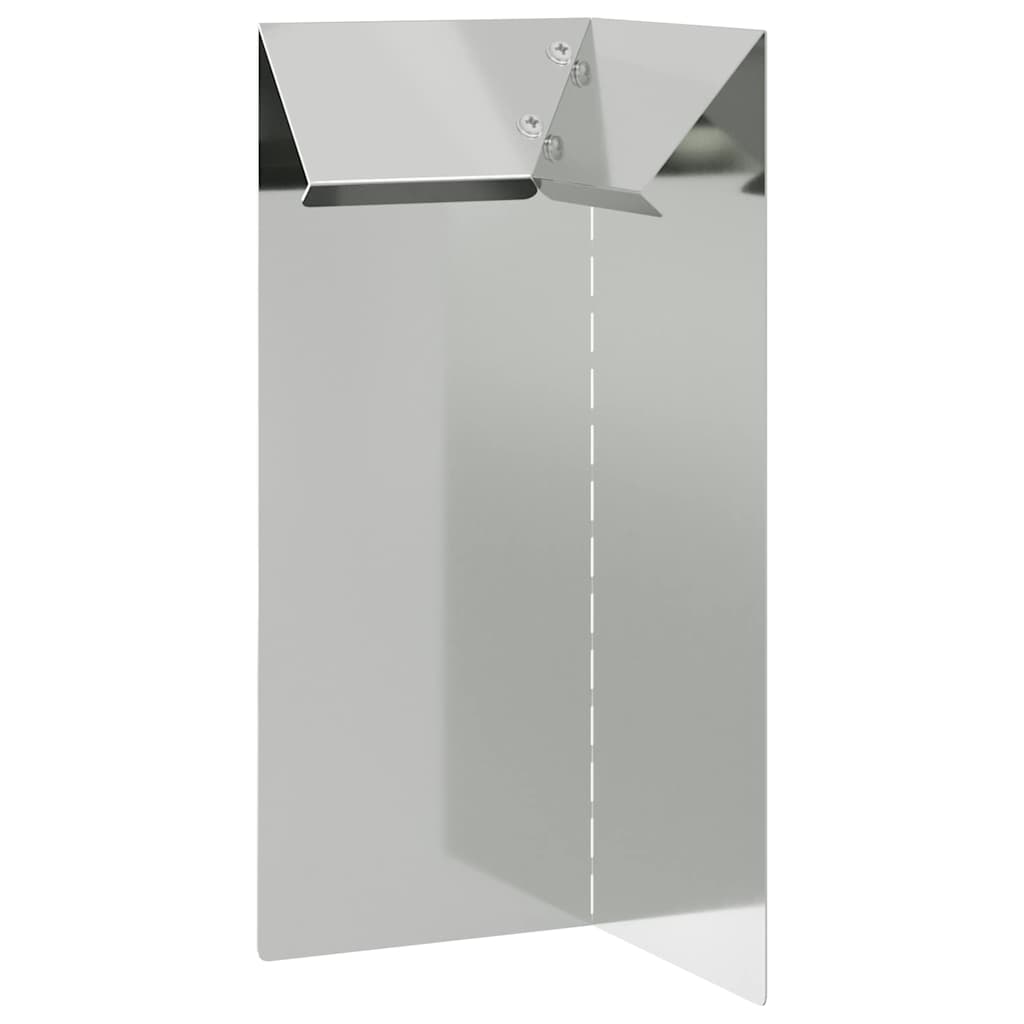 Sneglehegn Sølv 10 x 10 x 25 cm Galvaniseret stål