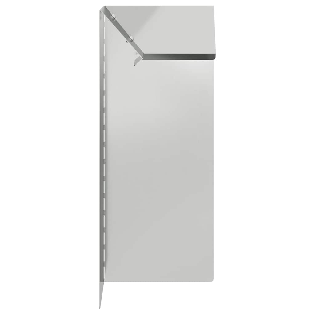 Sneglehegn Sølv 10 x 10 x 25 cm Galvaniseret stål