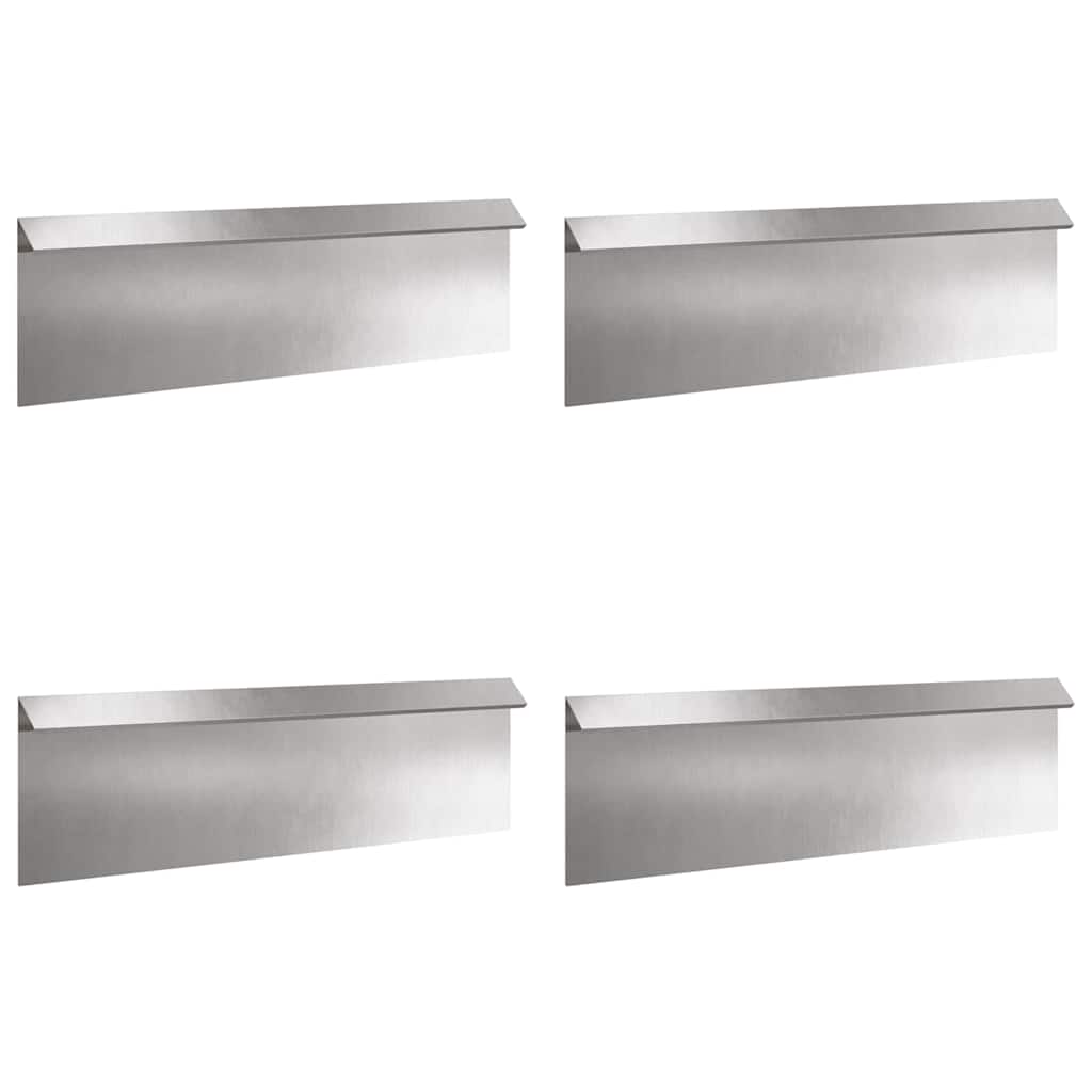 Sneglehegn 8 pcs Sølv Rustfrit stål