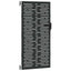 Haveport 85 x 175 cm Pulverlakeret Stål Sort Låses