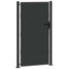 Haveport med lås Sort 105 x 205 cm Pulverlakeret stål