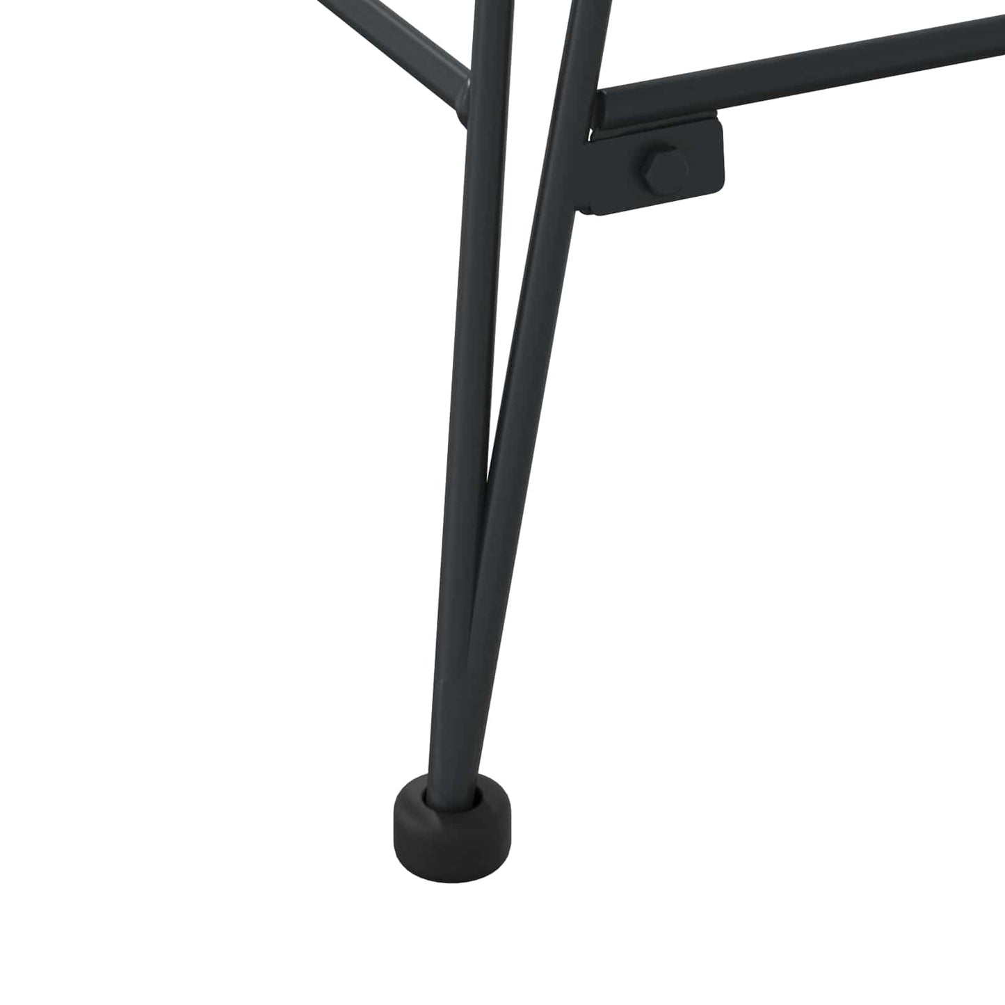 Barstol 2 pcs 44 x 52 x 111 cm Rattan og Jern