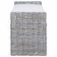 Opbevaringsbænk med pude Hvidvask 110 x 40 x 50 cm Rattan