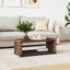 Sofabord Naturfarvet 90 x 45 x 35 cm Massiv Mahogni