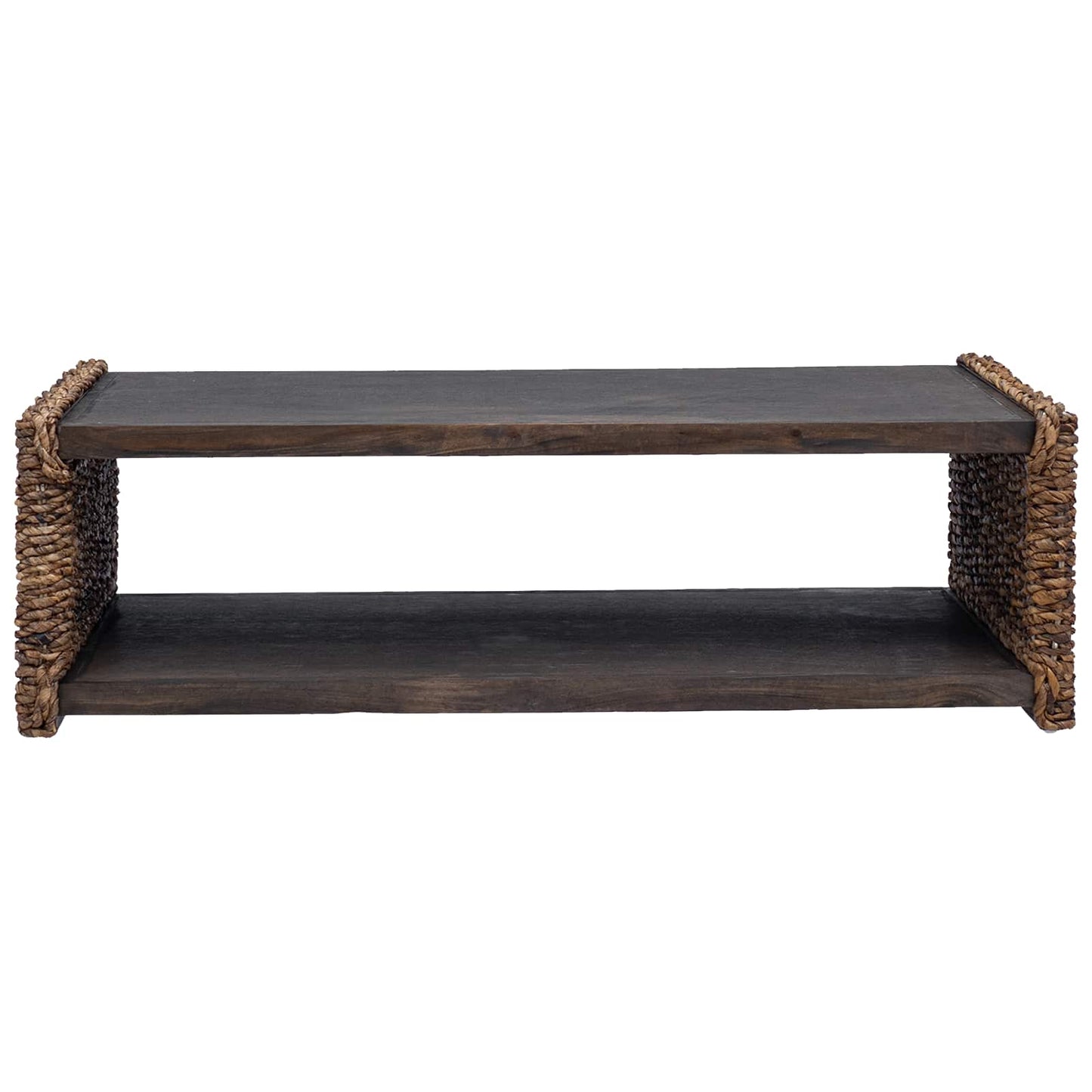 Sofabord Naturfarvet 110 x 55 x 35 cm Massiv Mahogni