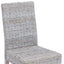 Spisestuestol 2 pcs Kubu Rattan og massiv mahogni træ Hvidvask