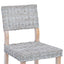 Spisestuestol 2 pcs Kubu rattan Hvidvask 46 x 55 x 84 cm