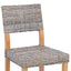 Spisestuestol 2 pcs Kubu rattan Kubu Grå 46 x 55 x 84 cm