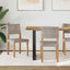 Spisestuestol 2 pcs Kubu rattan Kubu Grå 46 x 55 x 84 cm