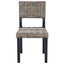 Spisestuestol 2 pcs Kubu rattan Sorte vask 46 x 55 x 84 cm