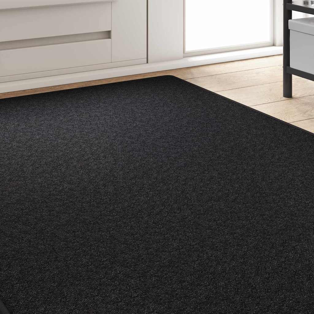 Tæppe Runner Antracit 100 x 300 cm 100% Polypropylen