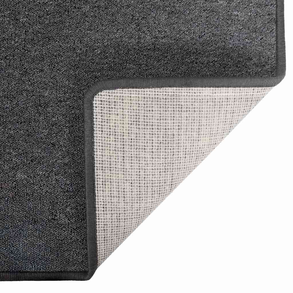 Tæppe Runner Mørkegrå 80 x 500 cm 100% Polypropylen