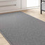 Tæppe Runner Lysegrå 80 x 500 cm 100% Polypropylen