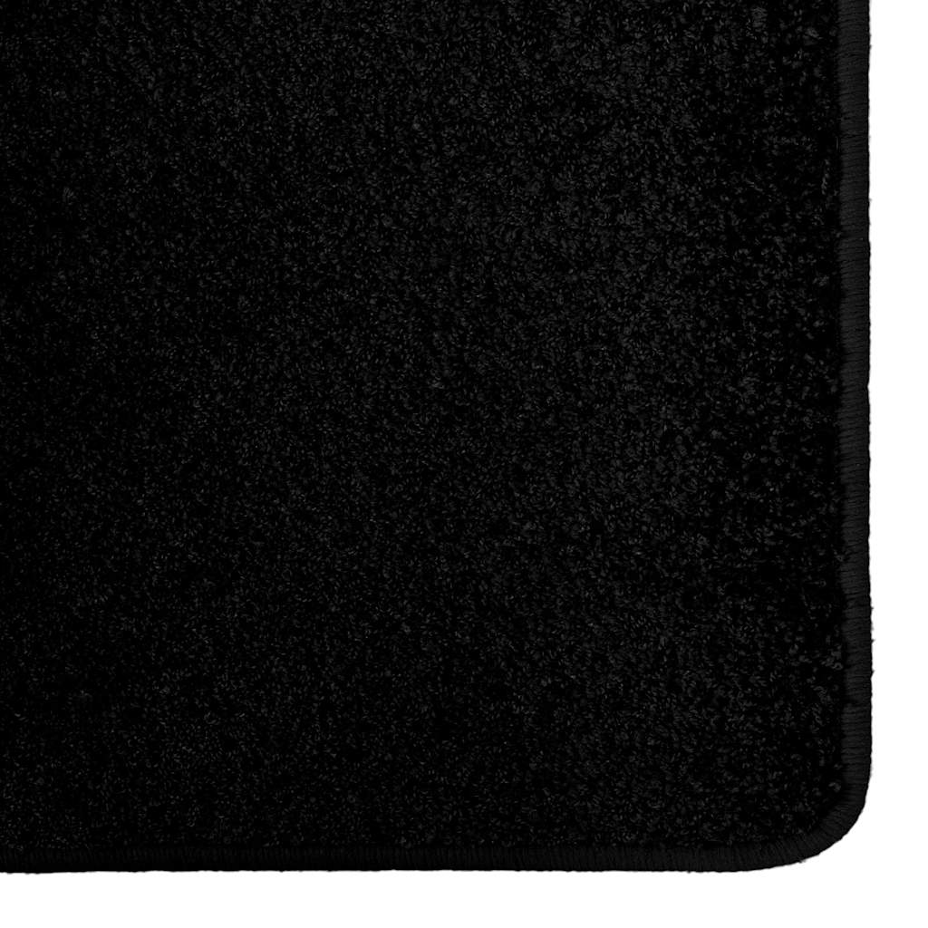 Tæppe Runner Sort 80 x 500 cm 100% Polypropylen Tuft