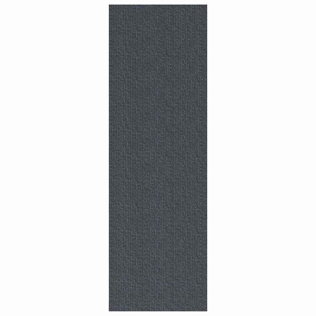Tæppe Runner Grå 80 x 250 cm Stof