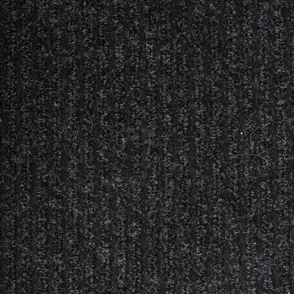 Tæppe Runner Antracit 80 x 150 cm Stof