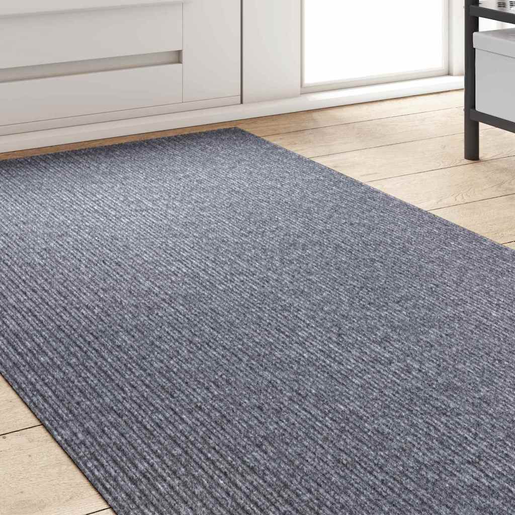 Tæppe Runner Lysegrå 80 x 300 cm Stof