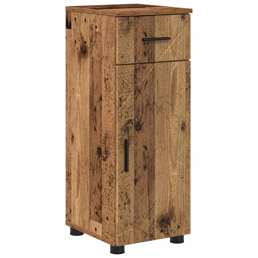 Badeværelsesmøbel sæt 5 stk. Gammelt træ 61 x 35 x 64 cm