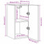 TV-møbelsæt 7 pcs Sort eg 30,5 x 30 x 60 cm Konstrueret træ