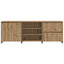 Sideboard 3 pcs Artisan Egetræ 70 x 41 x 75 cm Konstrueret træ