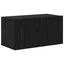 TV-møbelsæt 10 pcs Sort eg 30,5 x 30 x 90 cm Konstrueret træ