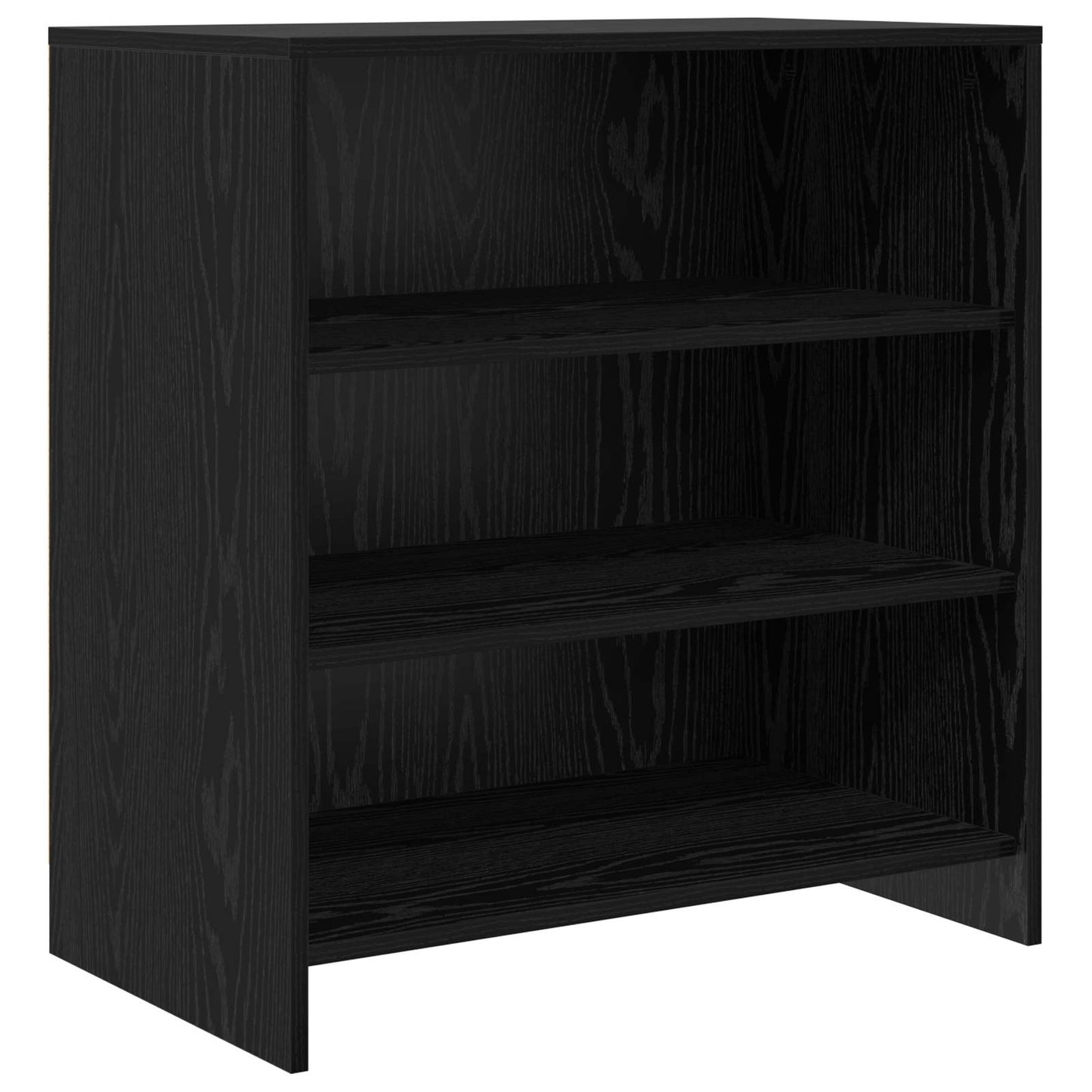 Sideboard 2 pcs Sort eg 70 x 41 x 75 cm Konstrueret træ