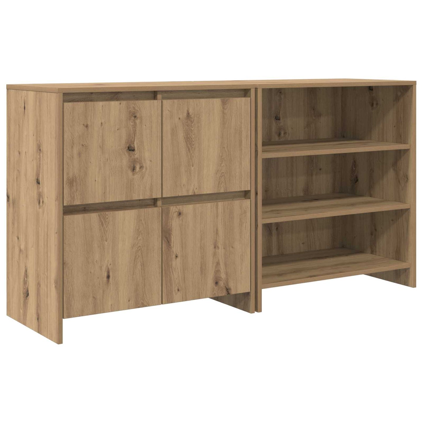 Sideboard 2 stk. Artisan Egetræ 70 x 41 x 75 cm Konstrueret træ