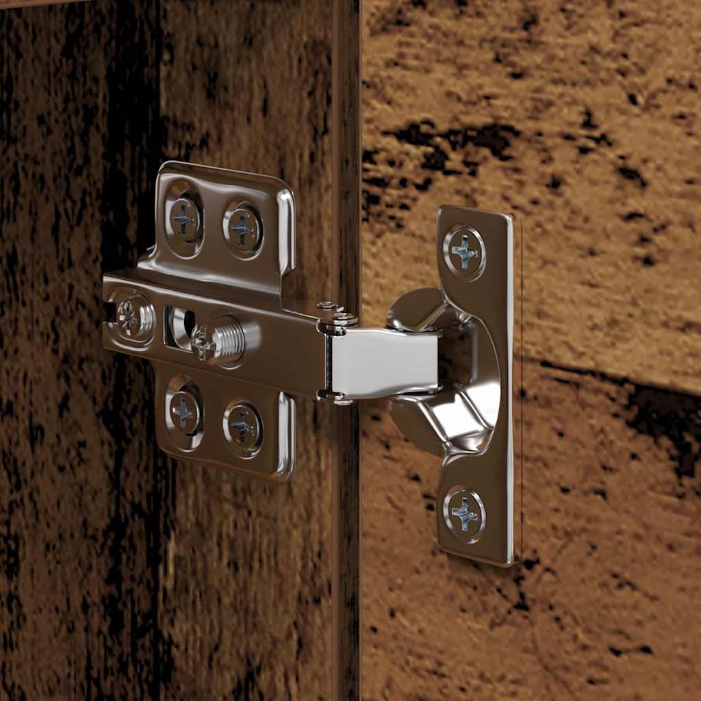 TV Enheder Vægmonteret 4 pcs Gammelt træ Konstrueret træ