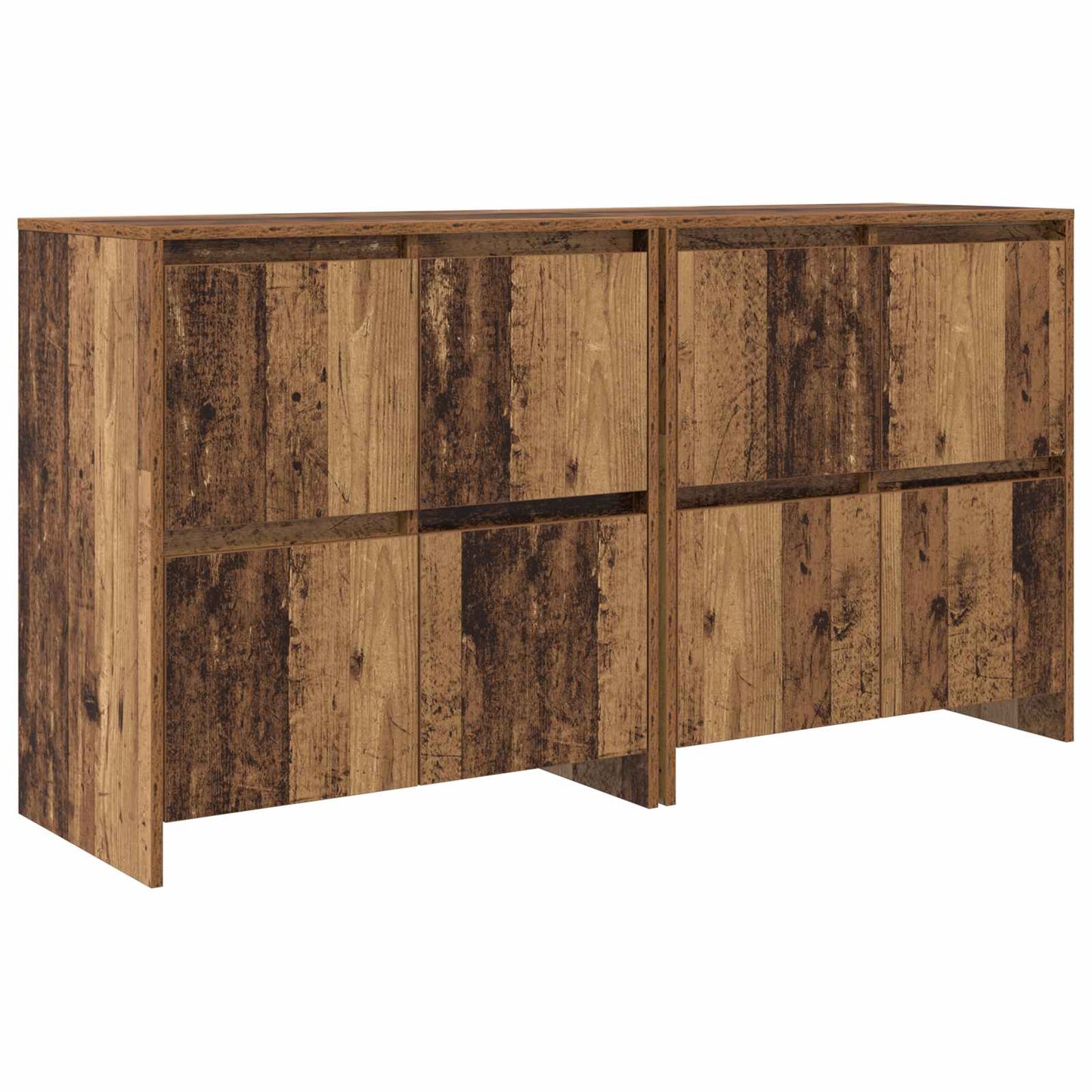 Sideboards 2 stk. Gammelt træ 70 x 41 x 75 cm Konstrueret træ